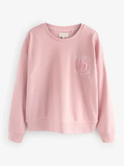 Pyjama's|Loungewear|B by Ted Baker - pyjama's van geborstelde katoenblend met wafelstof Roze