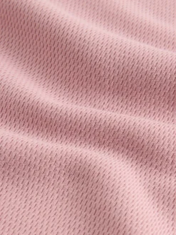 Pyjama's|Loungewear|B by Ted Baker - pyjama's van geborstelde katoenblend met wafelstof Roze