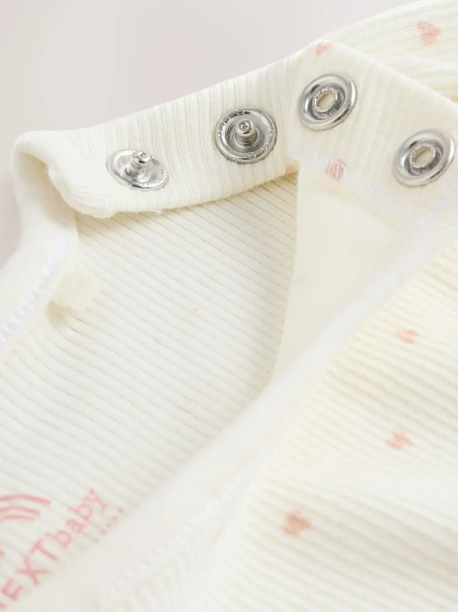 Tuinbroeken*Next - Baby Jersey Bretelbroeken en Bodysuit 2 Pieces Set (0mnd-2jr) Roze