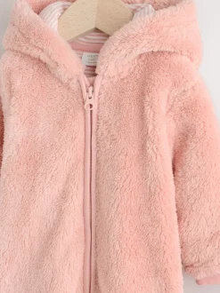 Jassen, Jacks En Kinderwagenpakjes|Jassen En Jacks|Next Roze - Baby kinderwagenpak van fleece (0mnd -2jr)