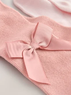 Sokken En Panty's*Next Roze - Babymaillot met strik (0mnd-2jr)