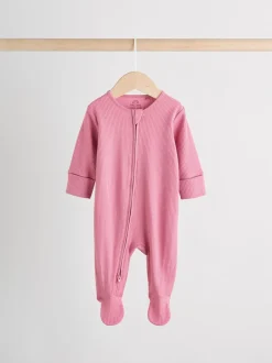 Babypakjes En Babypyjama's*Next Roze - Babypyjama's met tweewegrits (0-2jr)