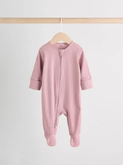Babypakjes En Babypyjama's*Next Roze - Babypyjama's met tweewegrits (0-2jr)