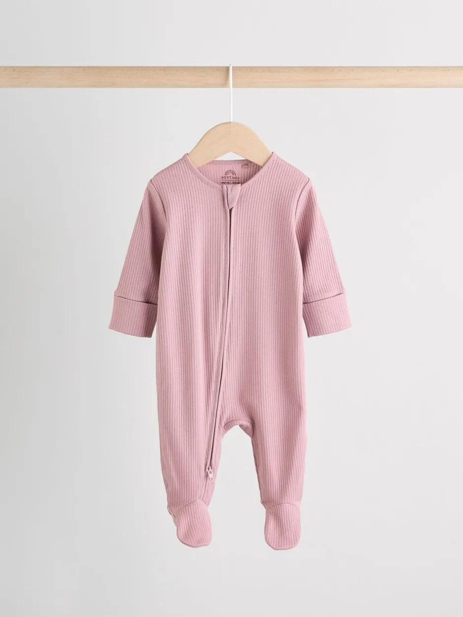 Babypakjes En Babypyjama's*Next Roze - Babypyjama's met tweewegrits (0-2jr)