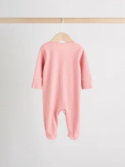 Babypakjes En Babypyjama's*Next Roze - Babypyjama's met tweewegrits (0-2jr)