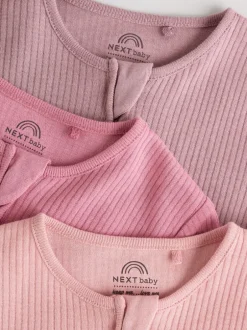 Babypakjes En Babypyjama's*Next Roze - Babypyjama's met tweewegrits (0-2jr)