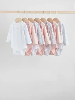 Rompertjes En Hemdjes*Next Roze - Babyrompertjes met lange mouwen