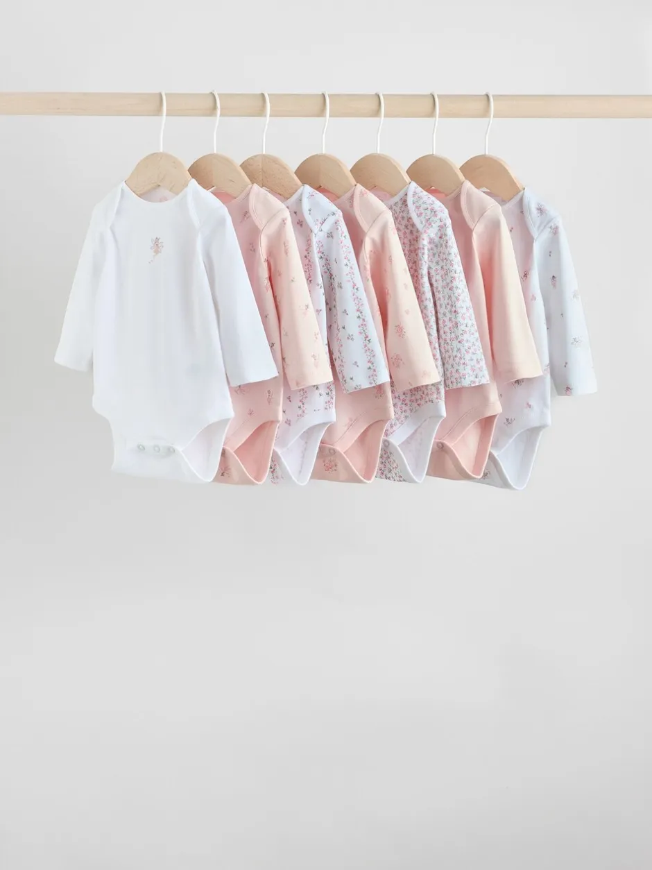 Rompertjes En Hemdjes*Next Roze - Babyrompertjes met lange mouwen