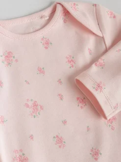 Rompertjes En Hemdjes*Next Roze - Babyrompertjes met lange mouwen