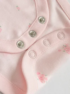 Rompertjes En Hemdjes*Next Roze - Babyrompertjes met lange mouwen