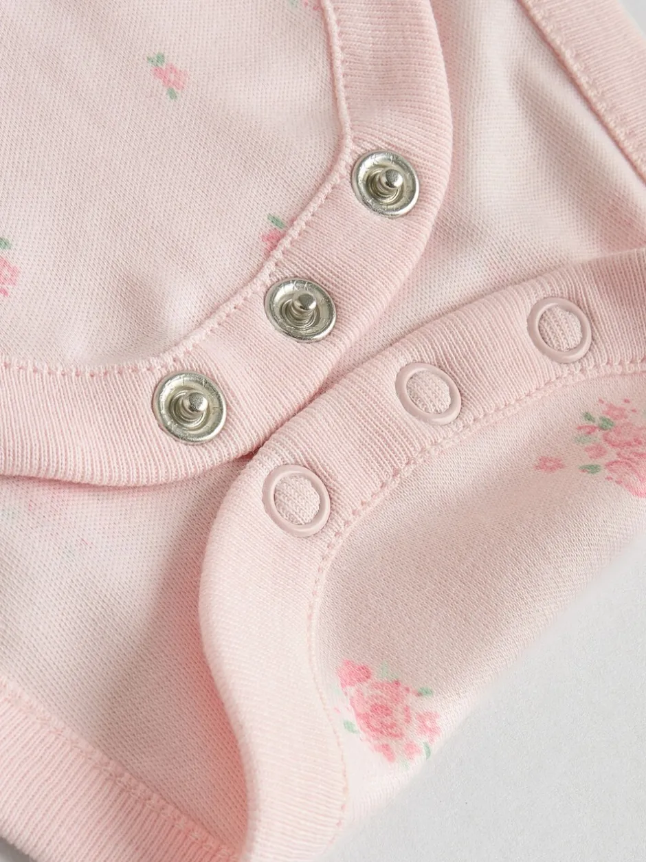 Rompertjes En Hemdjes*Next Roze - Babyrompertjes met lange mouwen