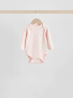 Rompertjes En Hemdjes*Next Roze - Babyrompertjes met lange mouwen