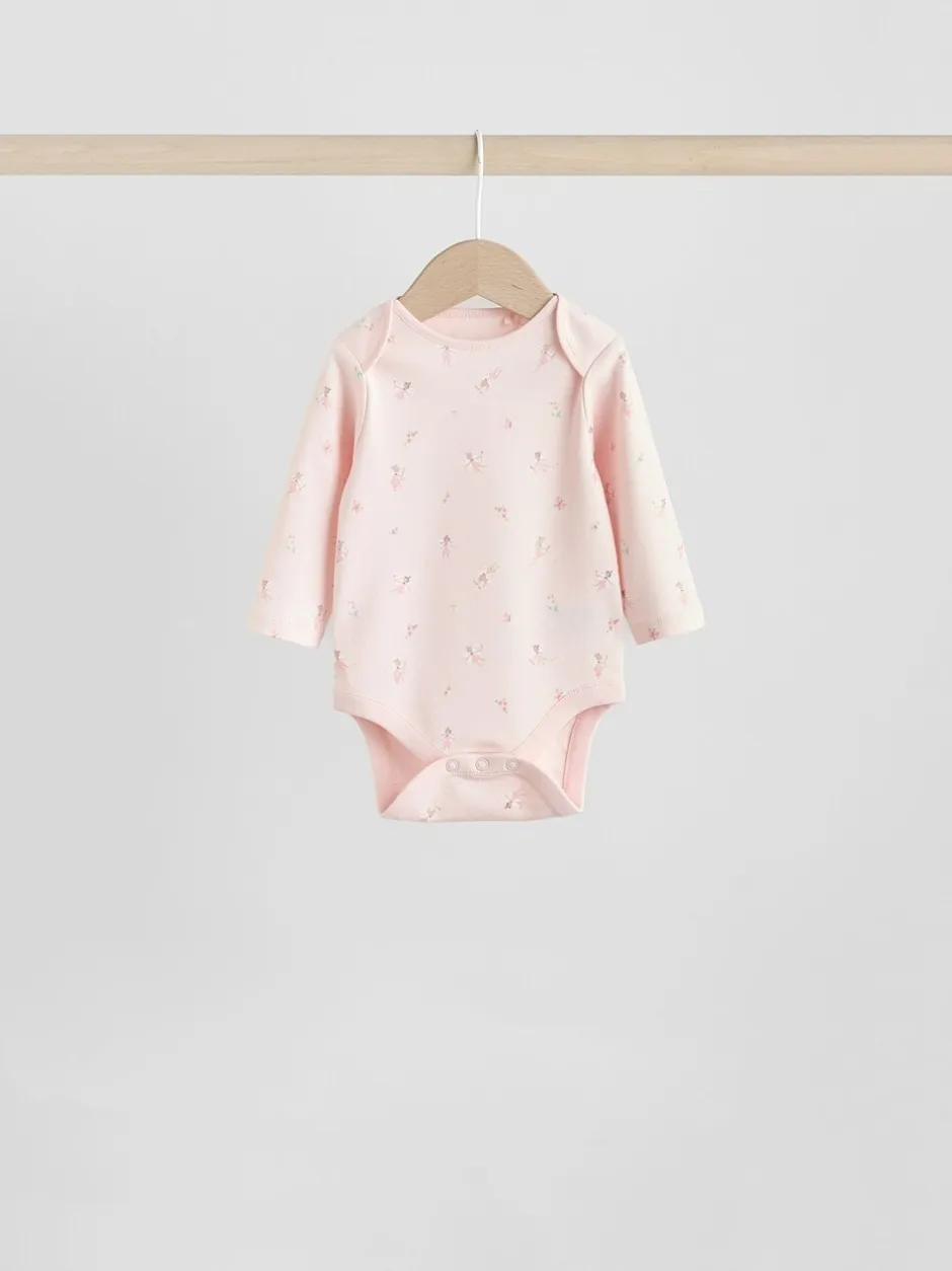 Rompertjes En Hemdjes*Next Roze - Babyrompertjes met lange mouwen