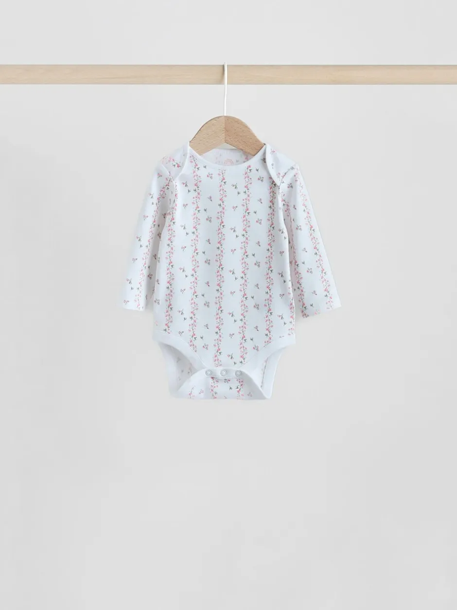 Rompertjes En Hemdjes*Next Roze - Babyrompertjes met lange mouwen