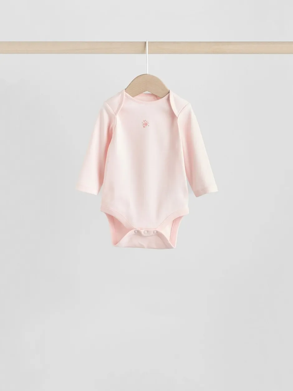 Rompertjes En Hemdjes*Next Roze - Babyrompertjes met lange mouwen