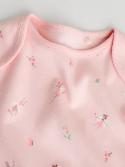 Rompertjes En Hemdjes|Next Roze - Babyrompertjes met lange mouwen