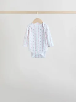 Rompertjes En Hemdjes|Next Roze - Babyrompertjes met lange mouwen