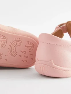 Babyschoenen*Next - Babyslofjes met T-bandje Roze