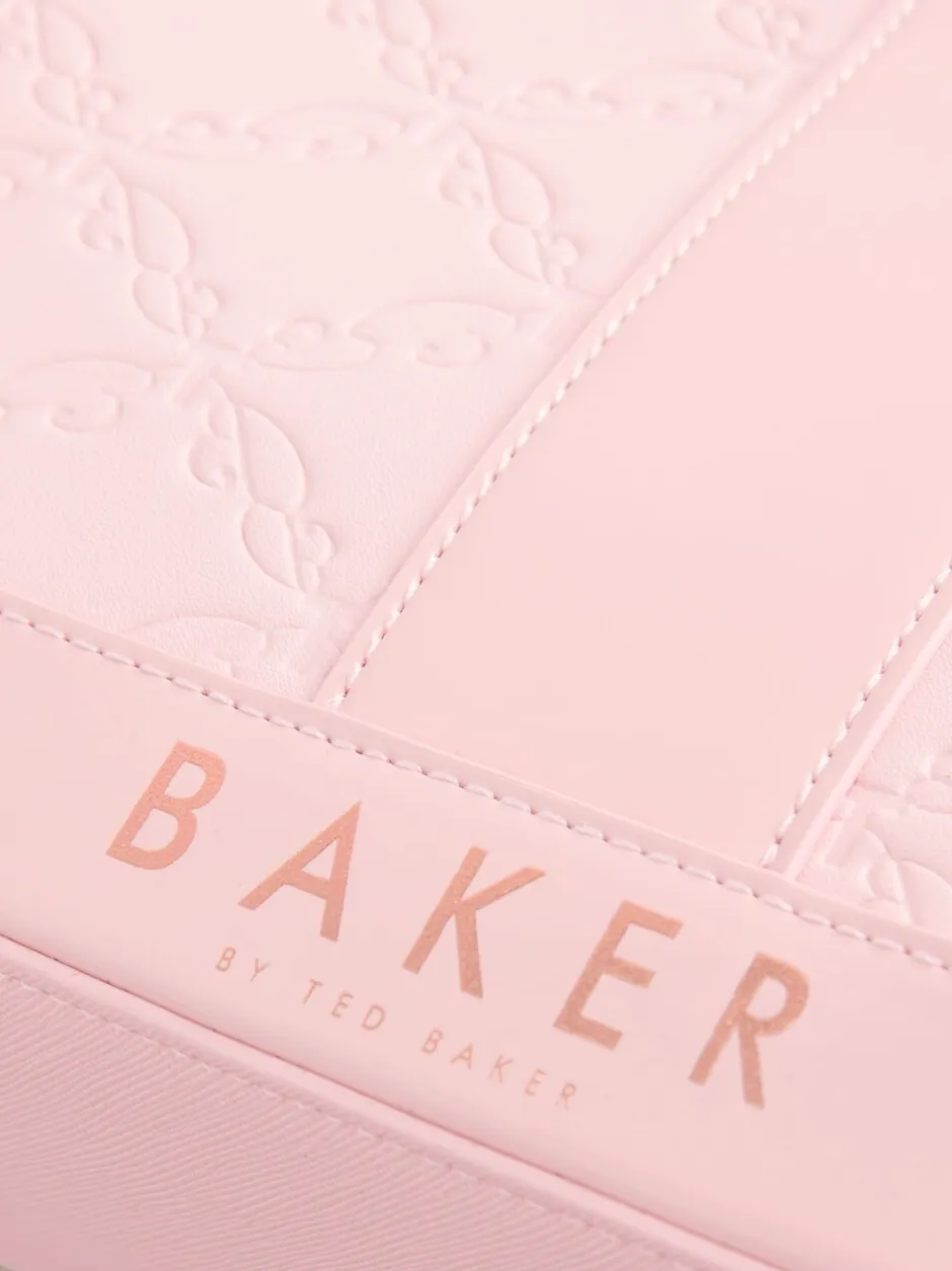 Tassen|Baker by Ted Baker - Embossed PU Tote Bag Roze