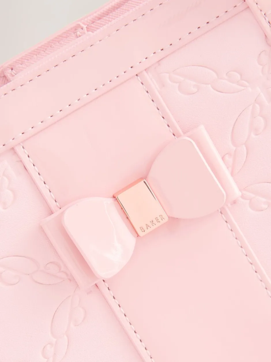 Tassen|Baker by Ted Baker - Embossed PU Tote Bag Roze