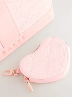 Tassen|Baker by Ted Baker - Embossed PU Tote Bag Roze