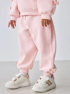 Sweaters En Hoody´S|Baker by Ted Baker - Blue 2 Piece Side Bow Detail Sweat & Joggers Set Roze