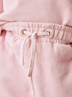 Sweaters En Hoody´S|Baker by Ted Baker - Blue 2 Piece Side Bow Detail Sweat & Joggers Set Roze