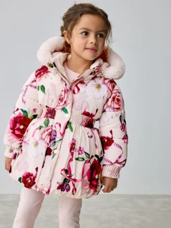 Jassen, Jacks En Kinderwagenpakjes|Jassen En Jacks*Baker by Ted Baker - - Regenbestendige gewatteerde jas met bubbelzoom Roze