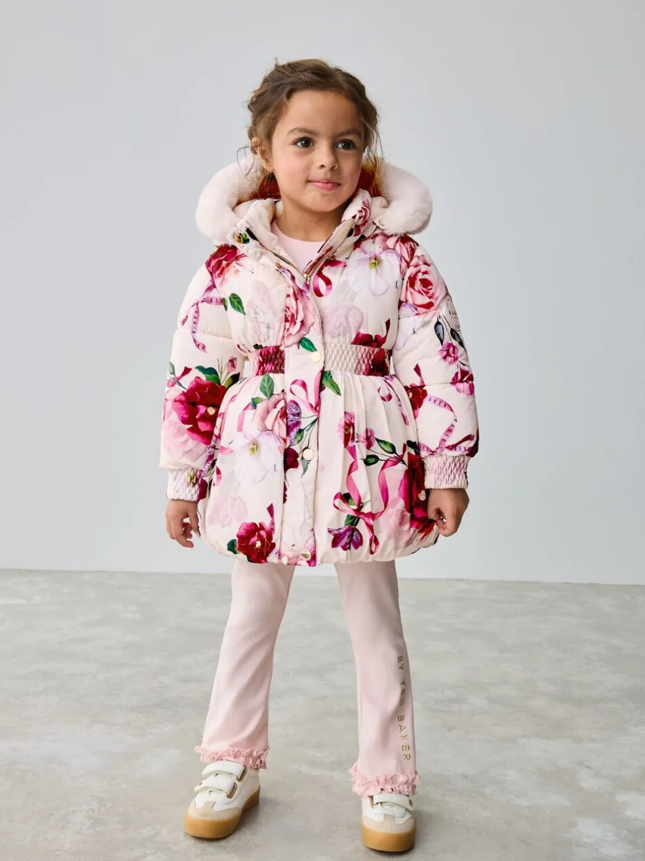Jassen, Jacks En Kinderwagenpakjes|Jassen En Jacks*Baker by Ted Baker - - Regenbestendige gewatteerde jas met bubbelzoom Roze