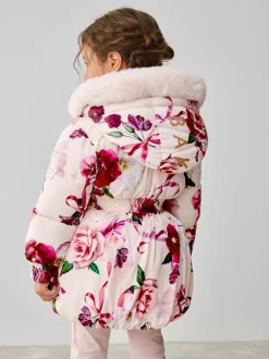 Jassen, Jacks En Kinderwagenpakjes|Jassen En Jacks*Baker by Ted Baker - - Regenbestendige gewatteerde jas met bubbelzoom Roze
