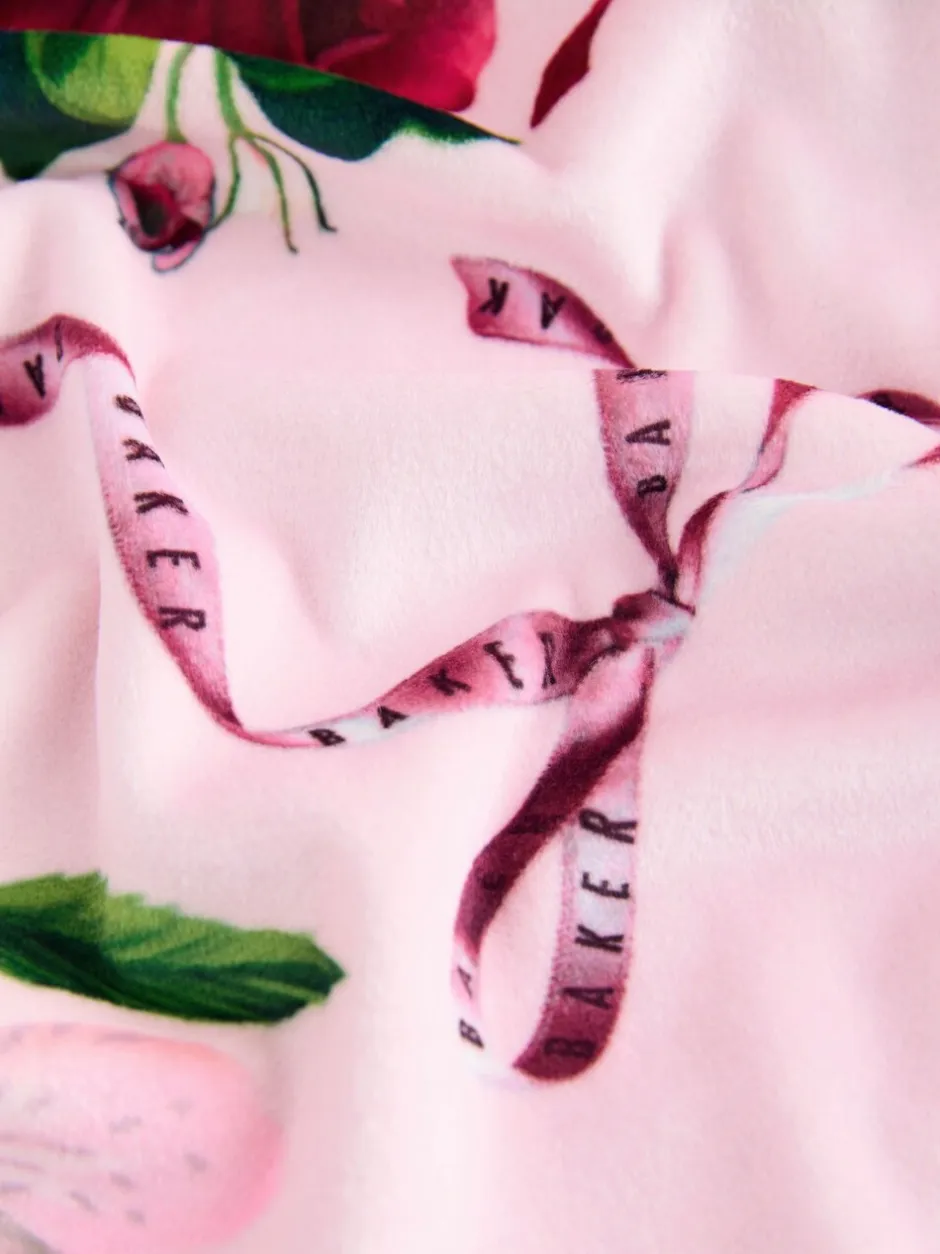 Kamerjassen*Baker by Ted Baker - All Over Floral Print Robe Roze