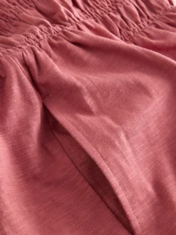 Jumpsuits En Playsuits|Next - Bandeau playsuit met plooien Roze