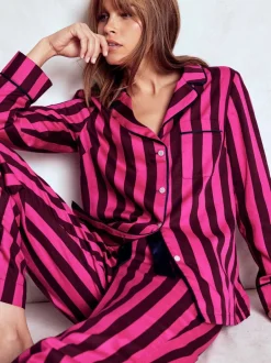 Pyjama's*Boden - Cotton Pyjama Shirt Roze