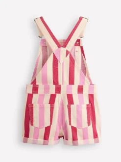 Tuinbroeken*Boden - korte tuinbroek met hartvormige zak Roze