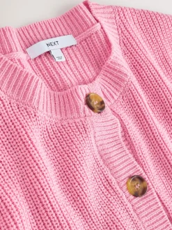 Mutsen, Handschoenen En Sjaals|Next - Button Through Knitted Tank Roze