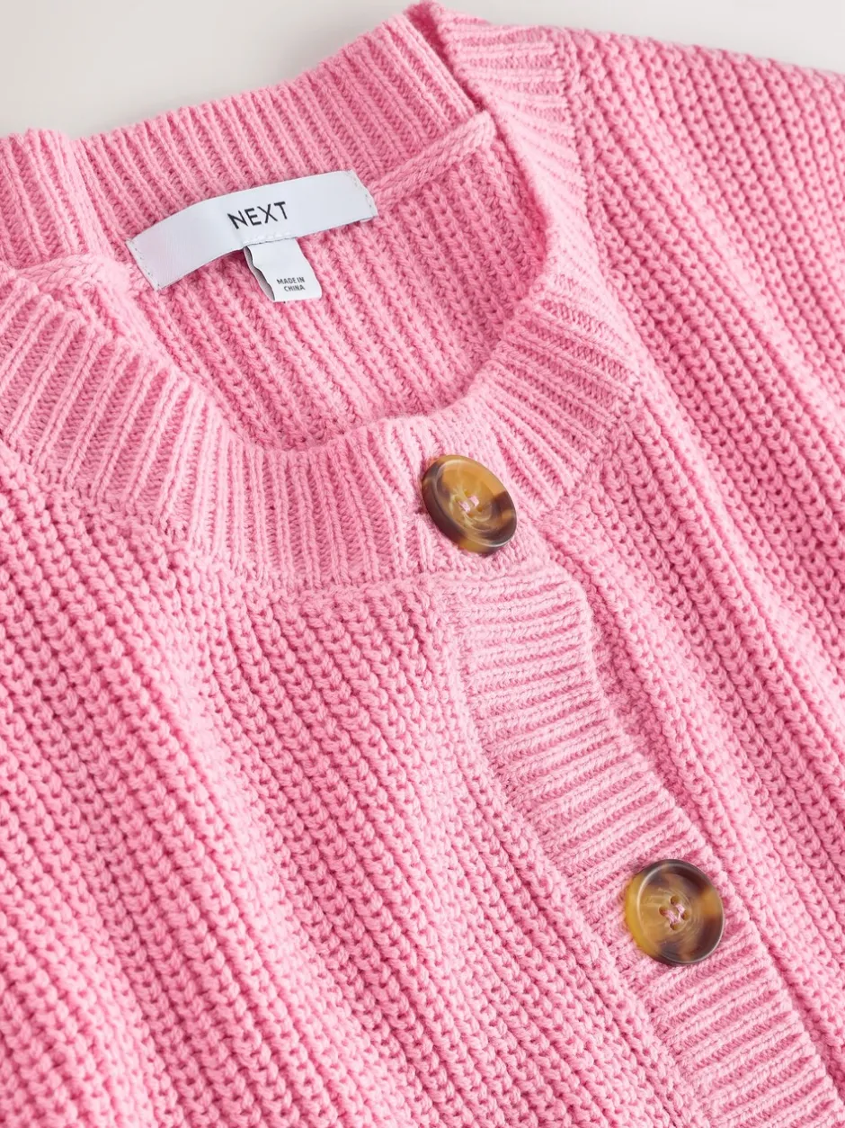 Mutsen, Handschoenen En Sjaals|Next - Button Through Knitted Tank Roze
