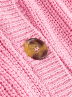 Mutsen, Handschoenen En Sjaals|Next - Button Through Knitted Tank Roze