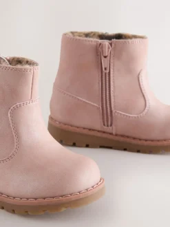 Boots*Next Roze - Chelsea enkellaarsjes met rits en kwastjes