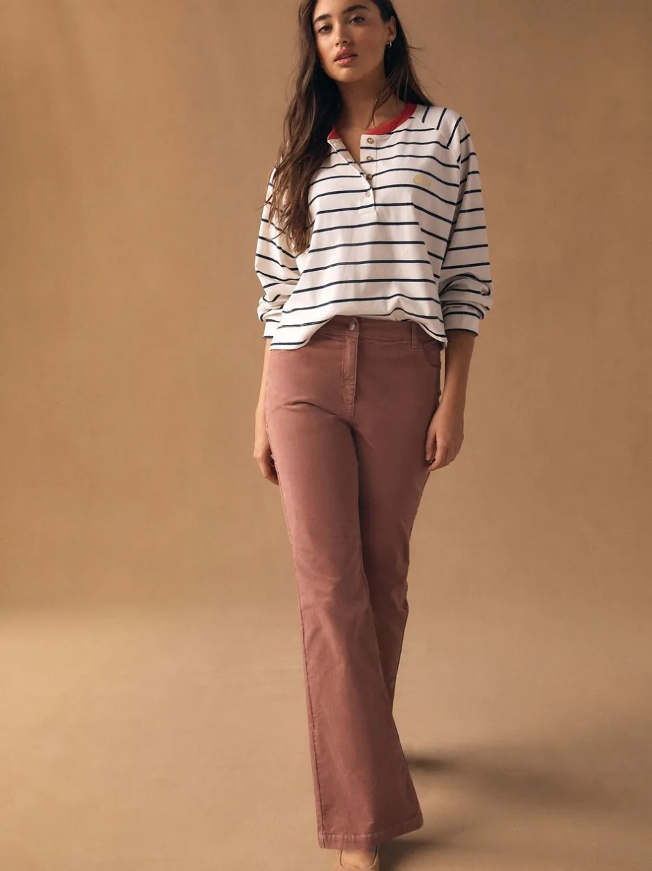 Broeken|Next - Corduroy boot cut broek Roze