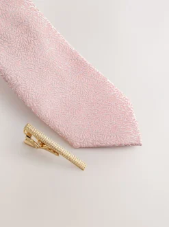 Stropdassen En Pochets|Next - Das met patroon Roze