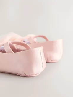 Gelegenheidskleding*Next - Feestelijke babyschoenen met strik (0-18mnd) Roze