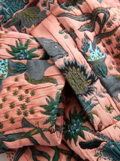 Jassen En Jacks|Next - Floral Jacquard Bomber Jacket Roze