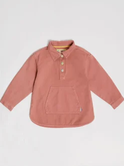 Overhemden En Blouses|GEN - Woven Popover Shirt Roze