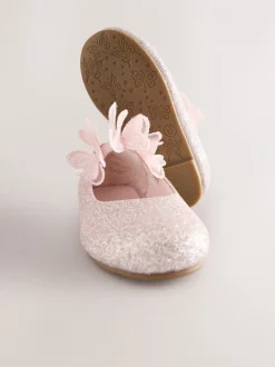 Gelegenheidskleding*Next - Glitter vlinderbandjes gelegenheidsschoenen Roze