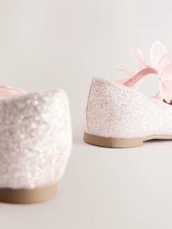 Gelegenheidskleding*Next - Glitter vlinderbandjes gelegenheidsschoenen Roze