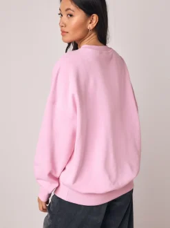 Hoody's En Sweatshirts|Next Roze - Graphic Beaded Fish Graphic Sweatshirt