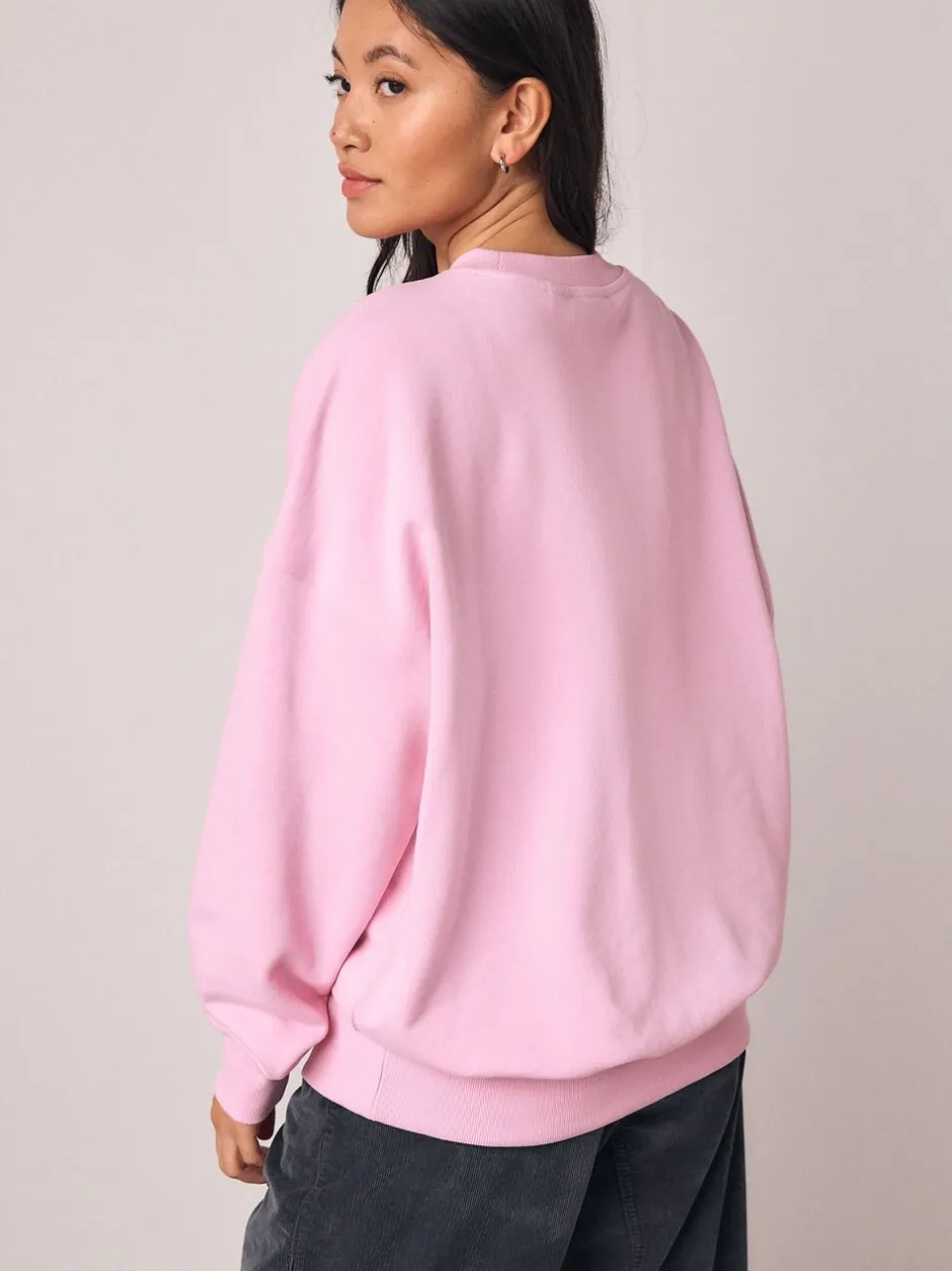 Hoody's En Sweatshirts|Next Roze - Graphic Beaded Fish Graphic Sweatshirt