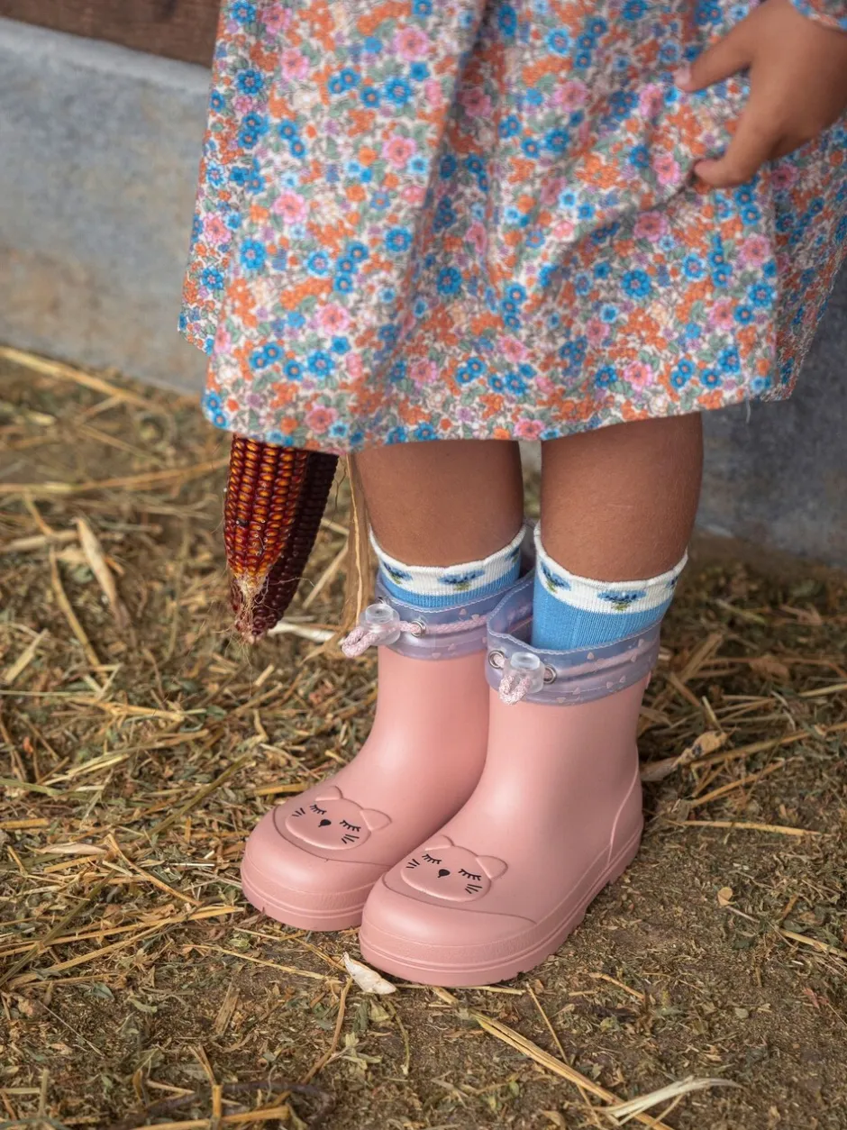 Laarzen|Igor - Mendi Cat Ankle Wellies Roze