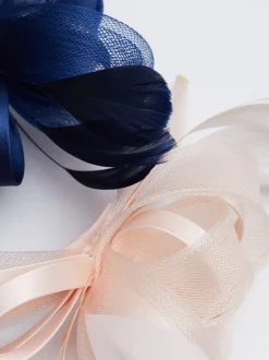 Haaraccessoires*Jon Richard - medium Fascinator hoofdband Roze