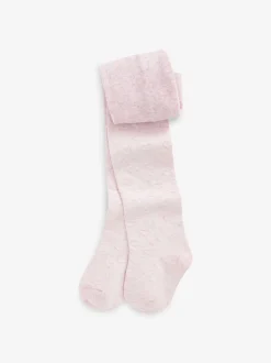 Sokken En Panty's|Gelegenheidskleding*Next - Katoenrijke maillots met hartjes en textuur Roze